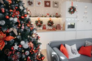 Christmas Morning, Room by Room - holidays at home